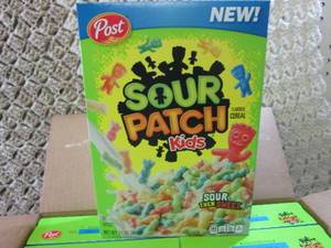lot 188 image: Case of 12 Boxes of Post Sour Patch...