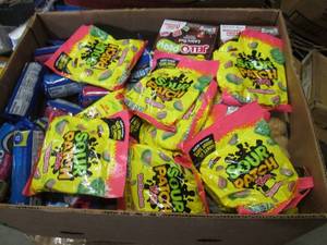 lot 190 image: Box Full of Assorted Snacks Dates V...