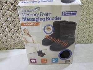 lot 220 image: Memory Foam Massaging Booties Women...