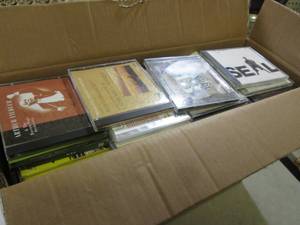 lot 233 image: Box Full of CDs  A-4...
