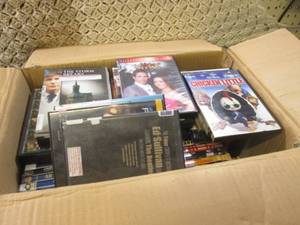 lot 238 image: Box Full of DVDs  A-4...