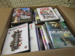 lot 242 image: Box Full of DVDs  A-4...