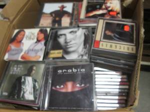lot 244 image: Box Full of CDs  EW1...