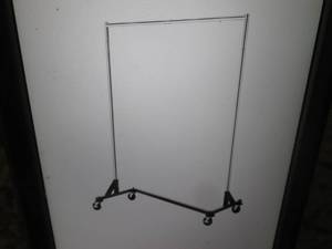 lot 251 image: Whitmor Chrome Commercial Garment R...