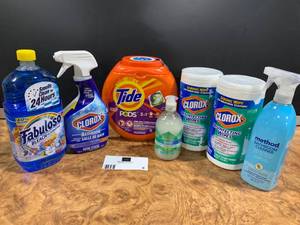 lot 8 image: LOT of Cleaning, Soap & Laundry Products