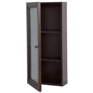 lot 4 image: GLACIER BAY Delridge 13 in. W x 30 in. H x 6 in. D Bathroom Storage Wall Cabinet in Flagstone