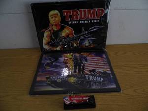 Lot of 2 Trump Signs - Knife