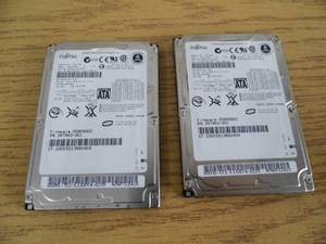 Lot of 2 Fujitsu Hard Drives