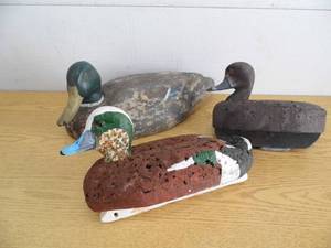Lot of 3 Decoys
