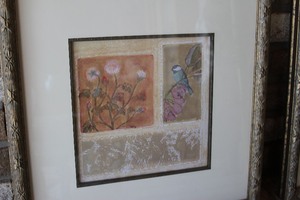 lot 18 image: Pair of Large Framed Vintage Wall Art Prints