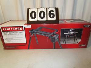 lot 6 image: Craftsman Heavy Duty Tool Stand