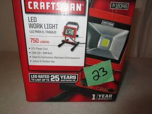 lot 23 image: Craftsman LED Work Light
