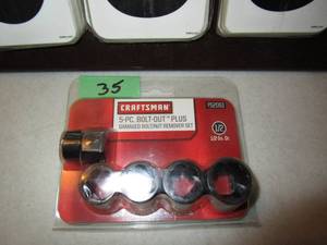 lot 35 image: Craftsman Bolt Out