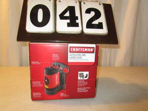 lot 42 image: Craftsman Auto-Leveling Laser Level