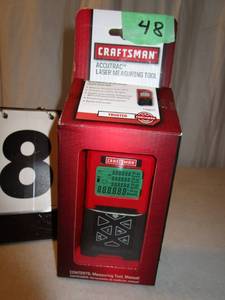 lot 48 image: Craftsman Accutral Laser Measuring Tool