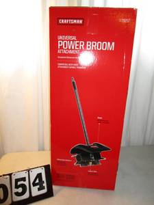 lot 54 image: Craftsman Universal Power Broom Attachment