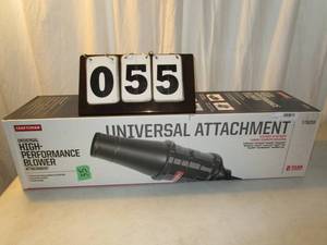lot 55 image: Craftsman Universal Blower Attachment