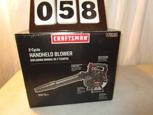 lot 58 image: Craftsman Handheld Blower