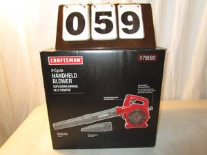 lot 59 image: Craftsman Handheld Blower