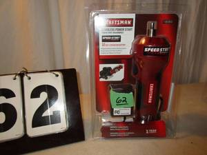 lot 62 image: Craftsman Cordless Power Start