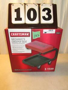 lot 103 image: Craftsman Mechanics Creeper Seat