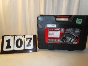 lot 107 image: Craftman 155 pc Mechanics Tool Set