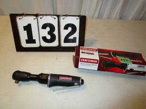 lot 132 image: Craftsman 38 Ratchet Wrench Air Tool