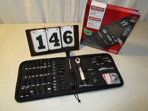 lot 146 image: Craftsman 63 pc Mechanics Tool Set