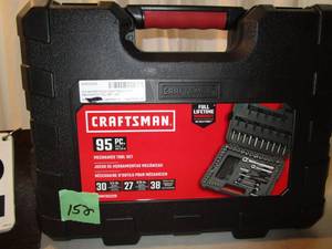 lot 152 image: Craftsman 95 pc Mechanics Tool Set