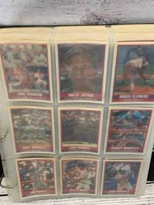 Album of 30 Year Old Sportsflics Baseball Cards
