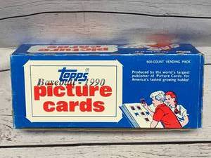 1990 Topps 500 Count Vending Box of Baseball Cards