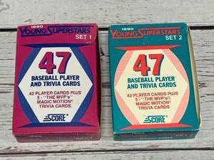 1990 Score Baseball Young Superstars Sets 1 & 2