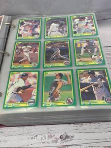 1990 Score Baseball Cards in Binder