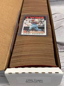 1986 Topps Complete Baseball Card Set