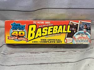 1991 Topps Complete Baseball Card Set