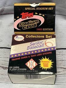 1990 Senior Baseball Set & 1992 Topps Stadium Set