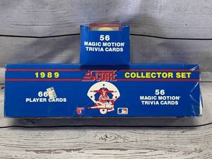 1989 Score Complete Baseball Card Set & 56 Motion Cards