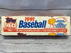 1991 Topps Complete Baseball Card Set