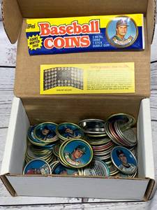 Box of 1988 Topps Baseball Coins