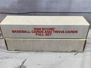2 Full Sets of 1990 Score Baseball Cards