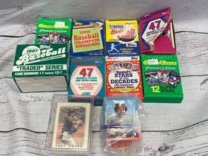 Variety of Vintage Baseball Card Sets