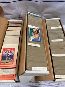 3 Boxes Full of 1990 Baseball Cards