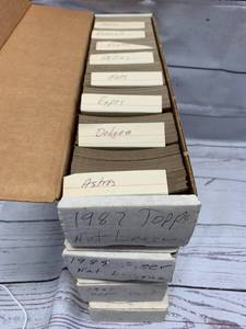 4 Boxes of 1987,1989 Baseball Cards