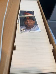 Box of 1990 Upper Deck Baseball Cards