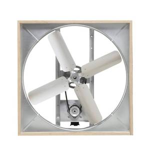 lot 208 image: Master Flow 6000 CFM 30 in. Belt Drive Deluxe Whole House Fan with Shutter 30BWHFS