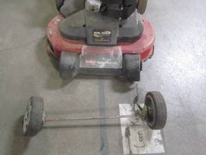 lot 1-704 image: Toro TimeMaster 30 in. Briggs & Stratton Personal Pace Self-Propelled Walk-Behind Gas Lawn Mower with Spin-Stop 21199