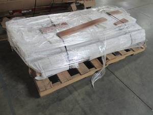 lot 111 image: Wholesale Pallet of 34 Mullican Flooring Knob Creek 4-in W Prefinished Hickory Hardwood Flooring (Hickory Saddle, Approximately 11 Cases, 16 Sq FtCase))
