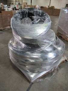 lot 323 image: MIXED WHOLESALE PALLET OF MISCELLANEOUS DRAINAGE PIPE VARIOUS LENGTHS AND SIZES - BLACK.
