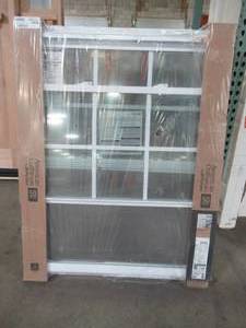 lot 616 image: American Craftsman 35.375 in. x 47.25 in. 50 Series Single Hung White Vinyl Window with Nailing Flange, 50SHFIN
