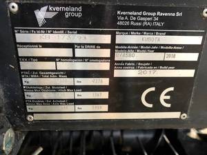lot 4 image: 2018 Kubota BV4580 Baler